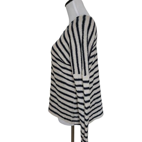 Vince Nautical Stripe Linen Sweater - XS - Picture 4 of 8
